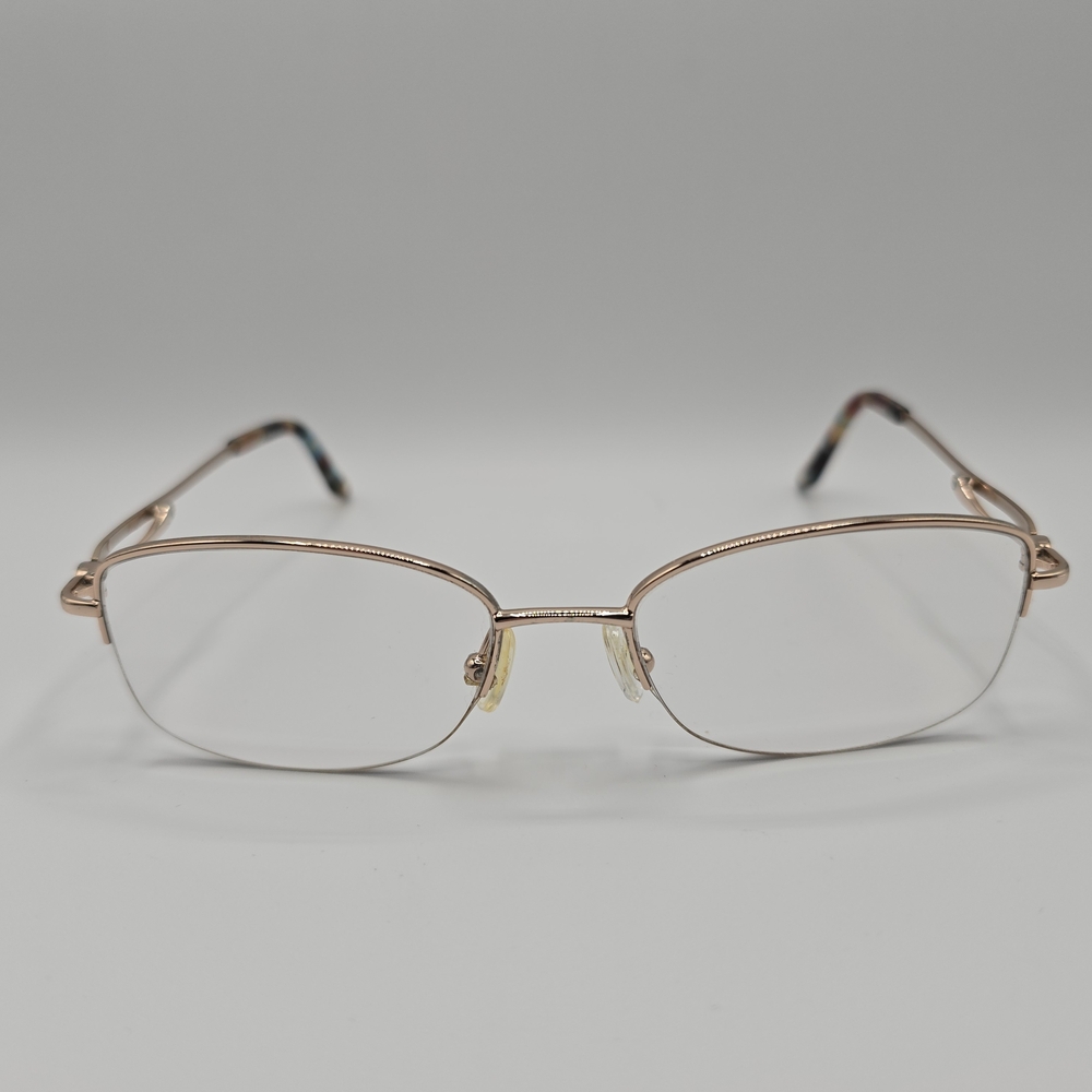 Bulova Eyeglasses, Frames Only, Alamosa, 52-17-135, Metal, Rose Gold, Half Rim